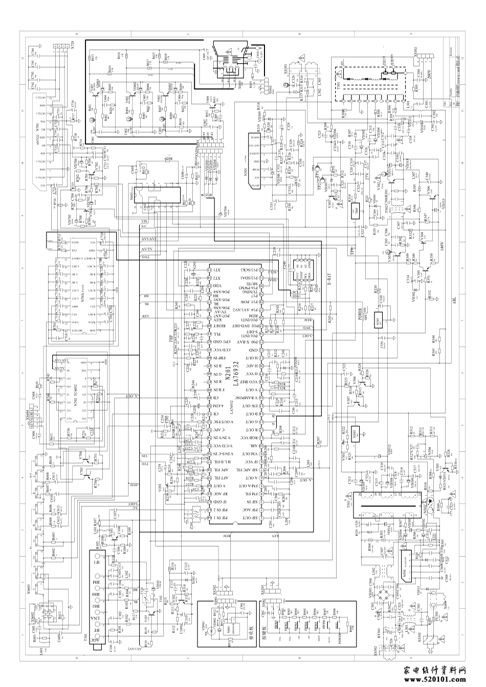 厦华TS2980彩电电路原理图.pdf_第1页