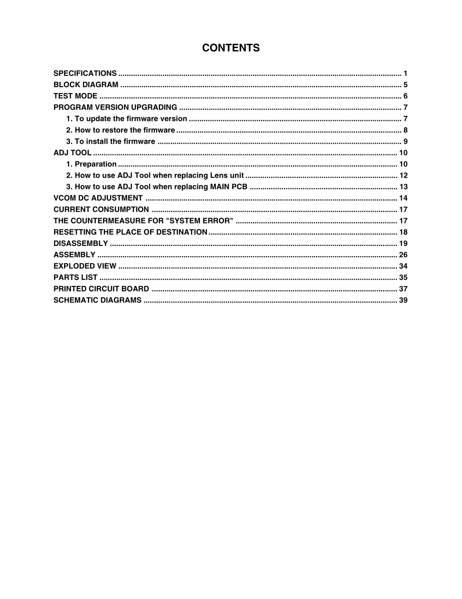 卡西欧CASIO EX-Z1000数码相机维修手册和电路原理图_CASIO_EX-Z1000.pdf_第2页