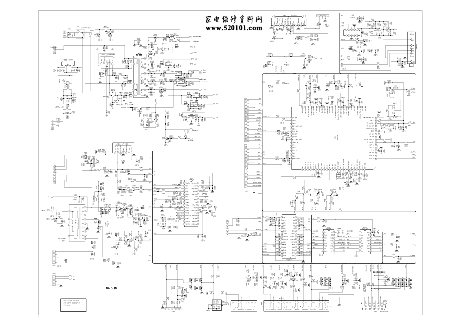 厦华MT-2555彩电电路原理图.pdf_第1页