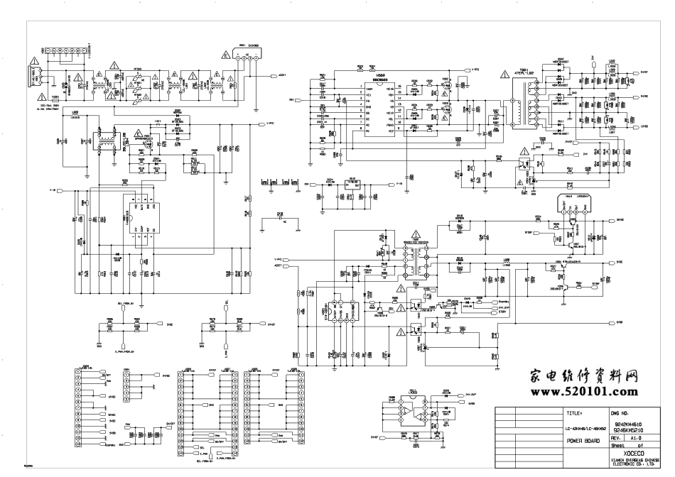 厦华LC-42KM46液晶电源板电路图.pdf_第1页