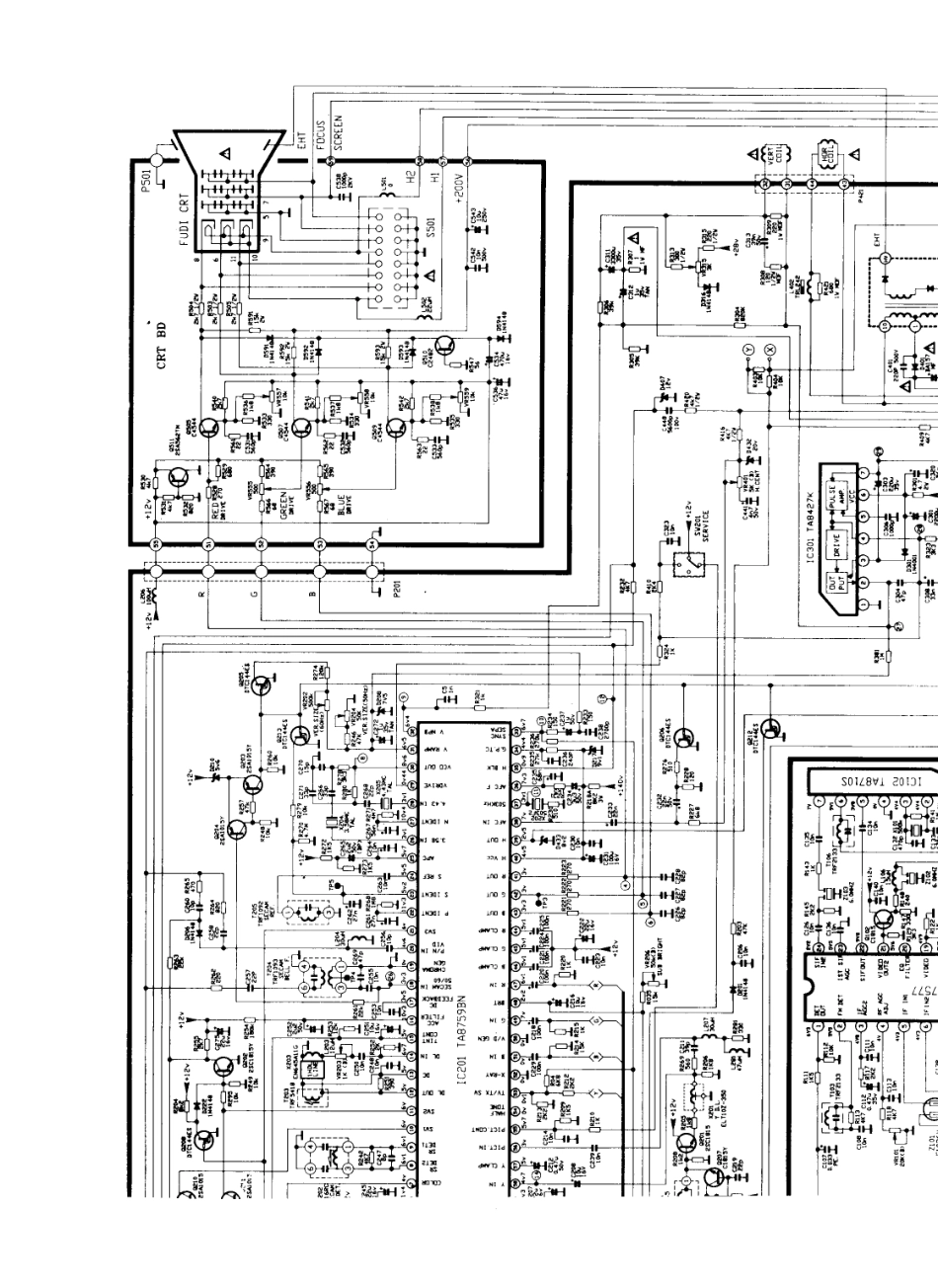 TCL 9625D彩电原理图_王牌  TCL-9625B、TCL-9629B(03).pdf_第1页