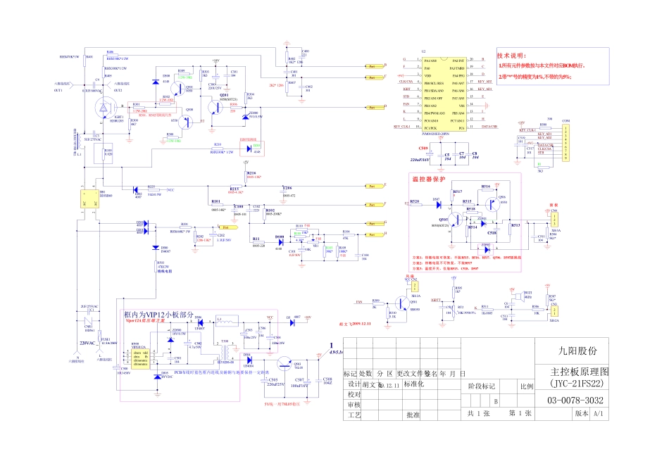 九阳JYC-21FS22电磁炉电路原理图.pdf_第2页