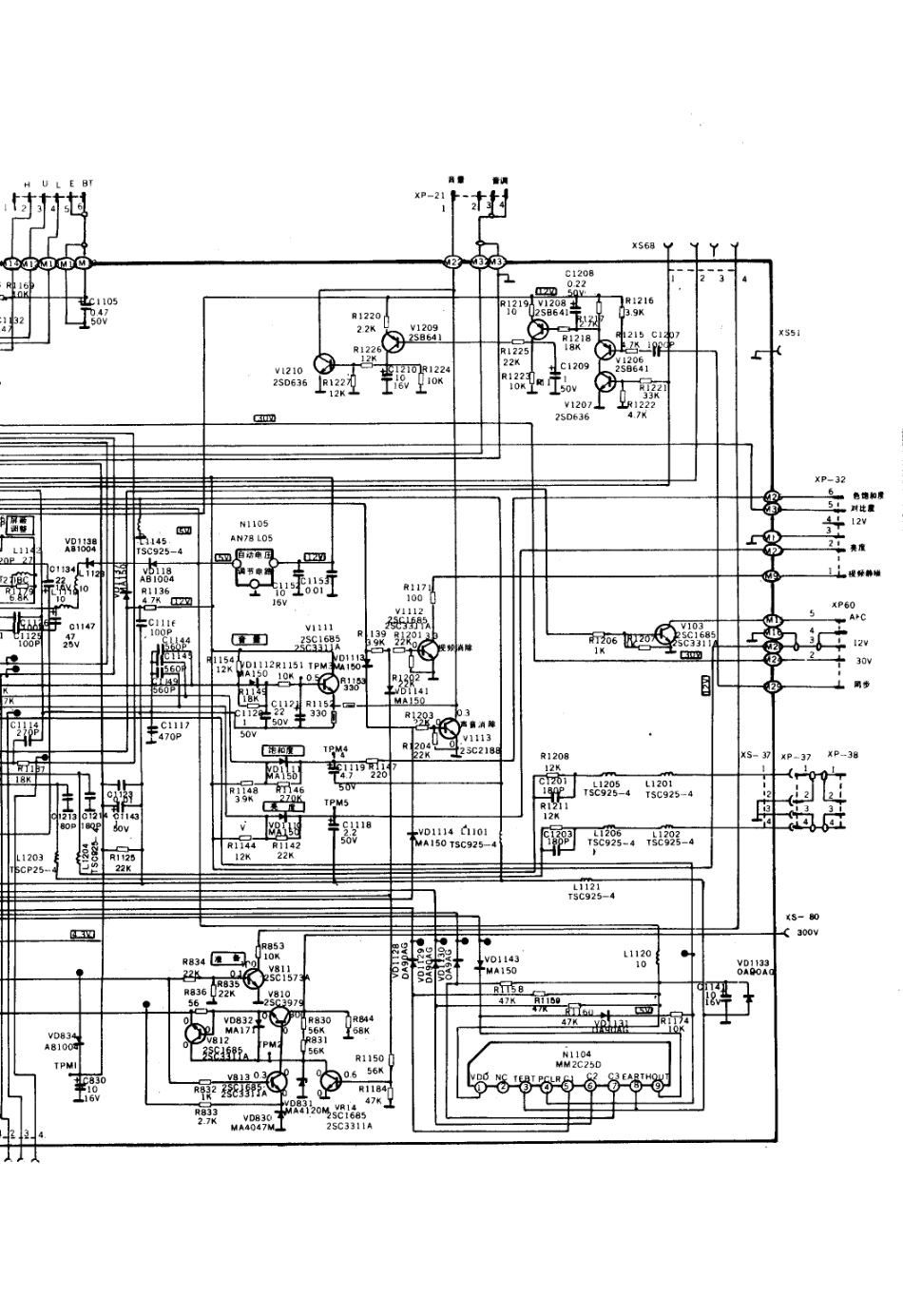 金凤C54SZ电视机电路原理图_金凤  C51SY、C51SZ、C54SZ(04).pdf_第1页