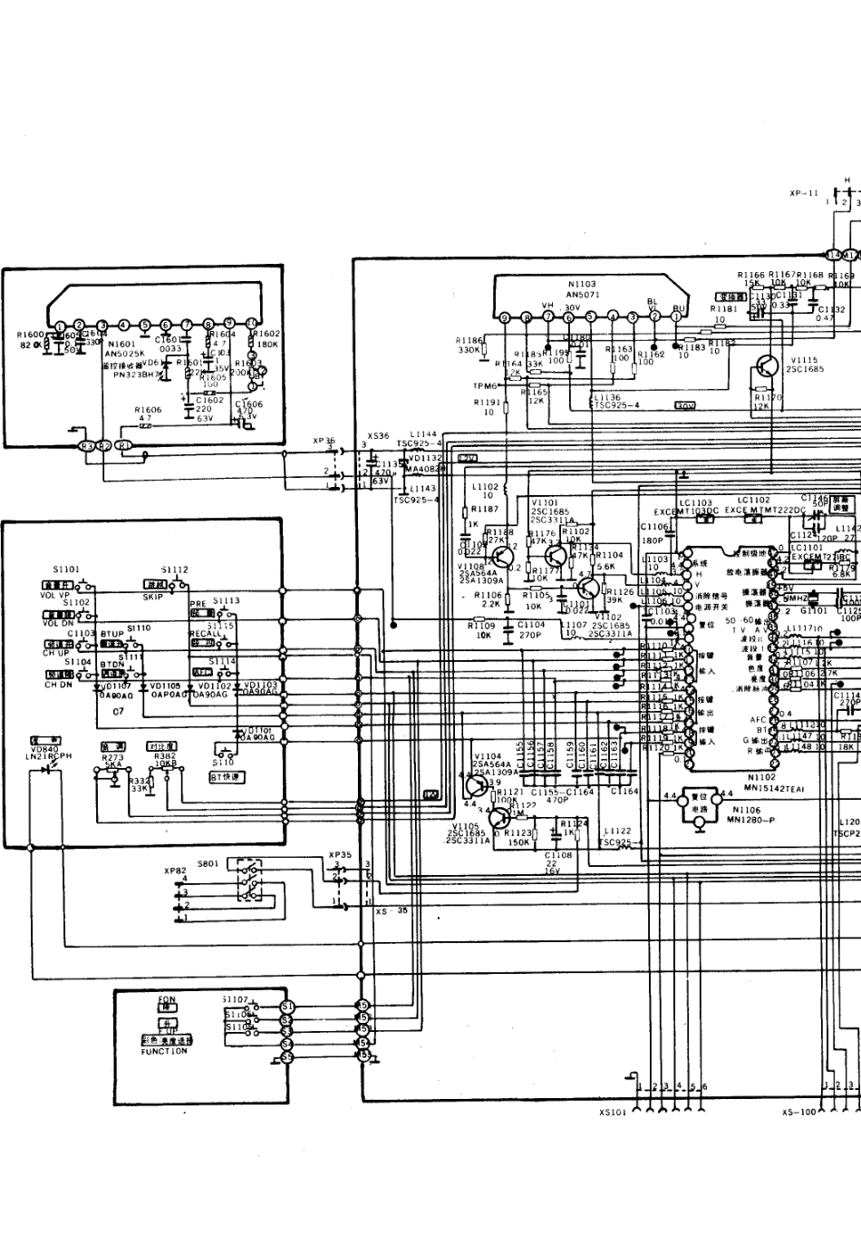 金凤C54SZ电视机电路原理图_金凤  C51SY、C51SZ、C54SZ(03).pdf_第1页