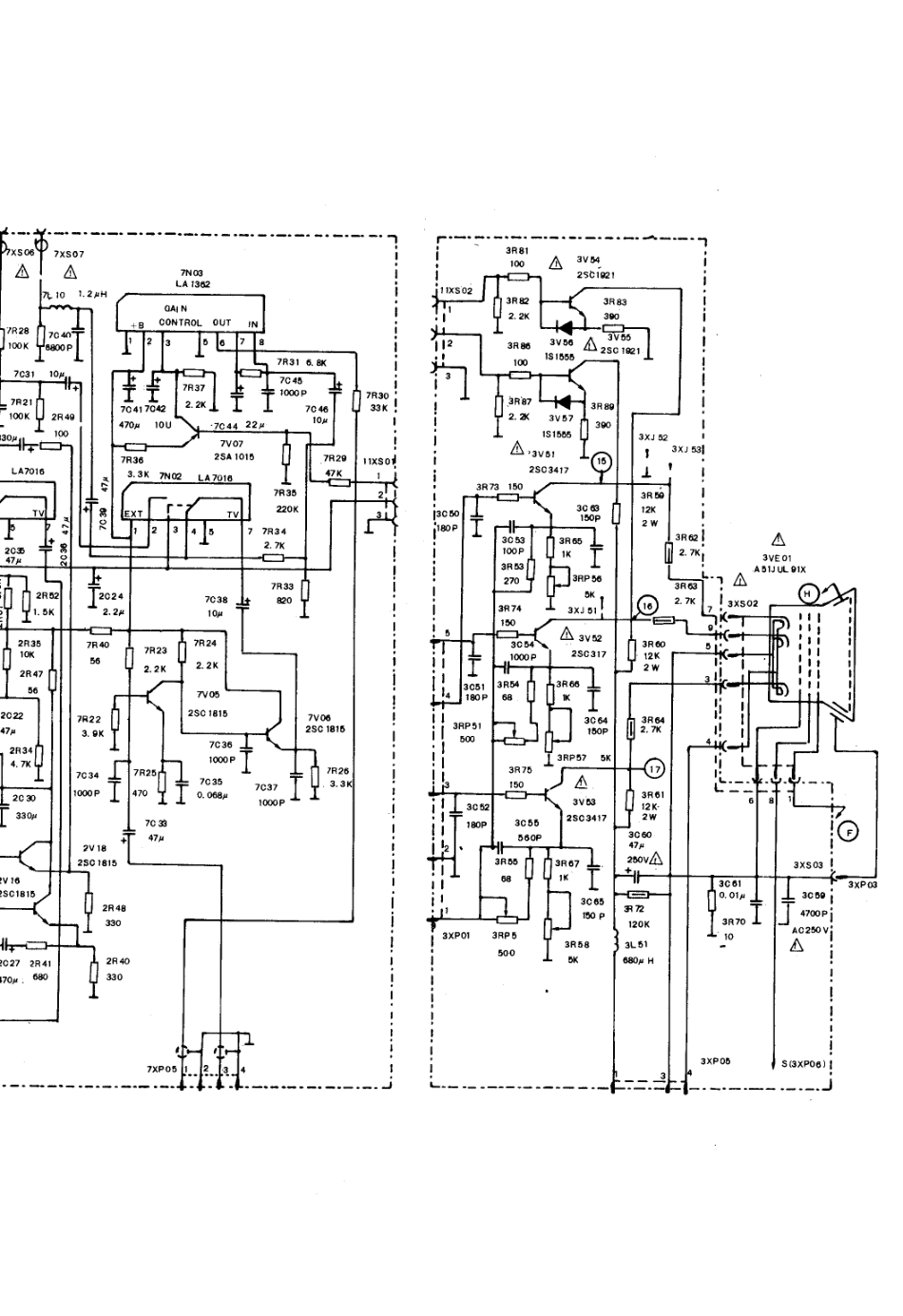 金凤C51SZ电视机电路原理图_金凤  C51SY、C51SZ、C54SZ(02).pdf_第1页