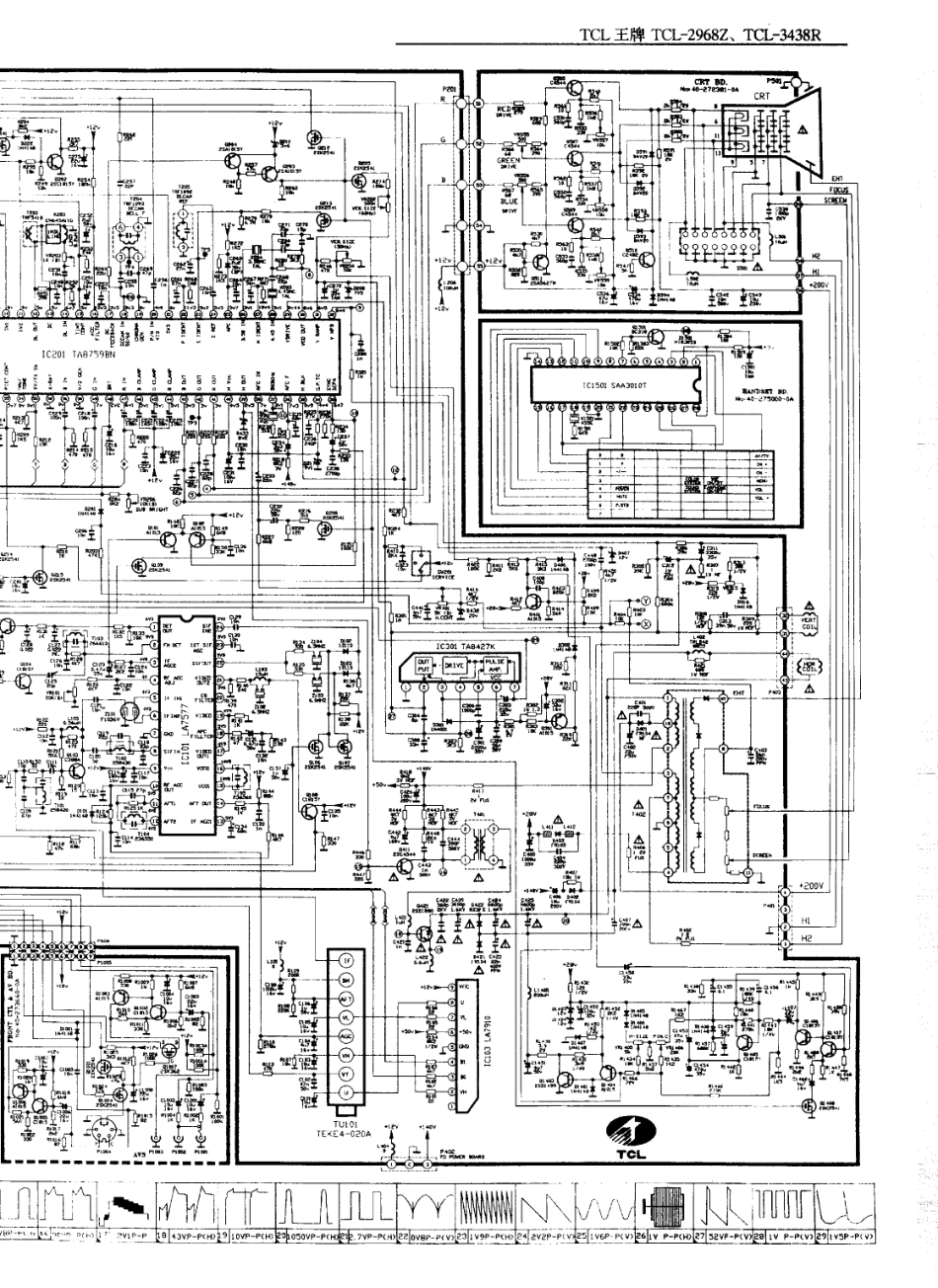 TCL 2968Z彩电原理图_王牌  TCL-2968Z、TCL-3438R(03).pdf_第1页