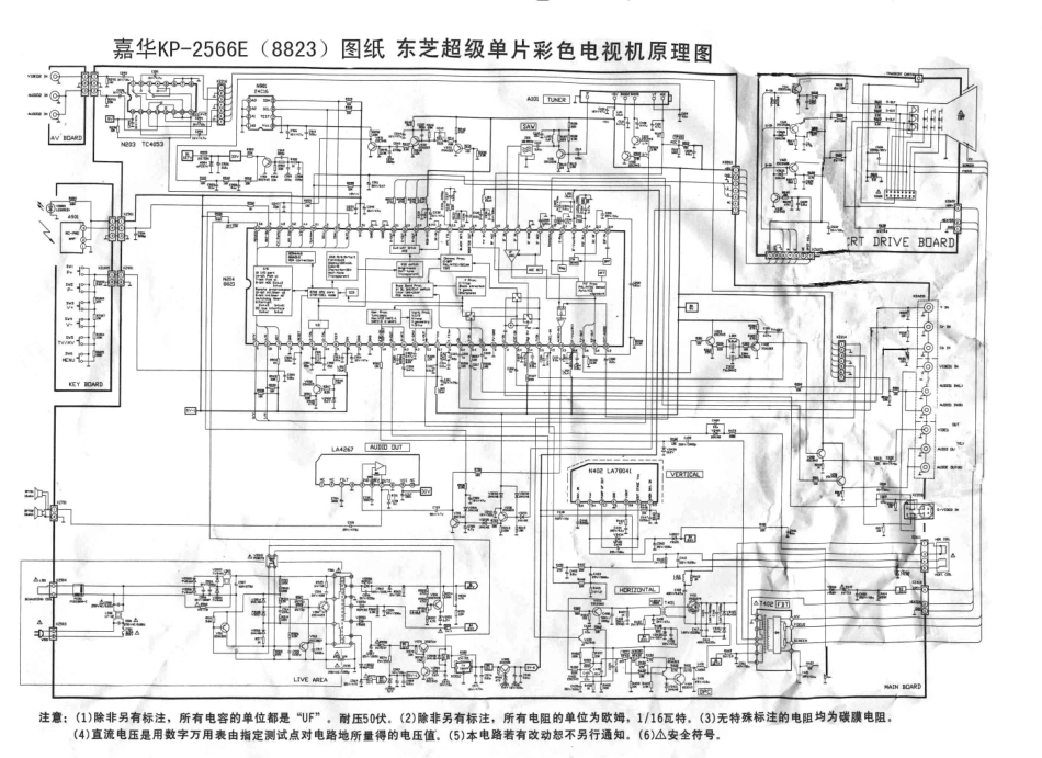 嘉华KP-2566E彩电电路原理图_jiahua_KP-2566E.pdf_第1页