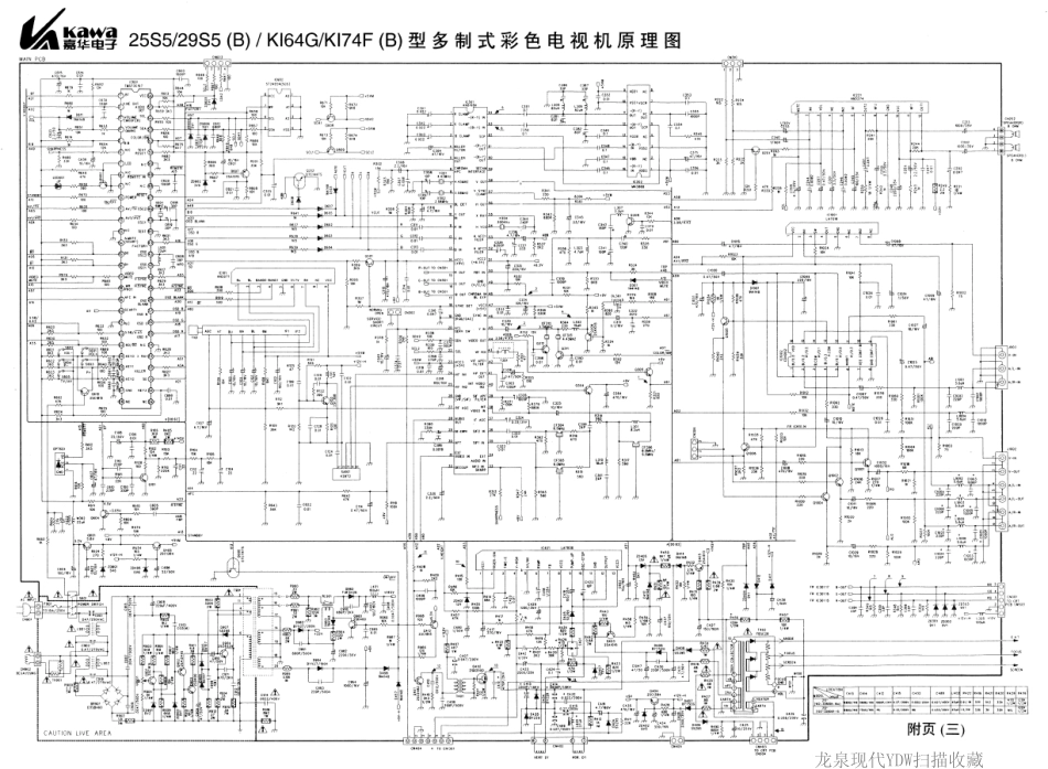 嘉华K164G彩电电路原理图_jiahua_K164G.pdf_第1页