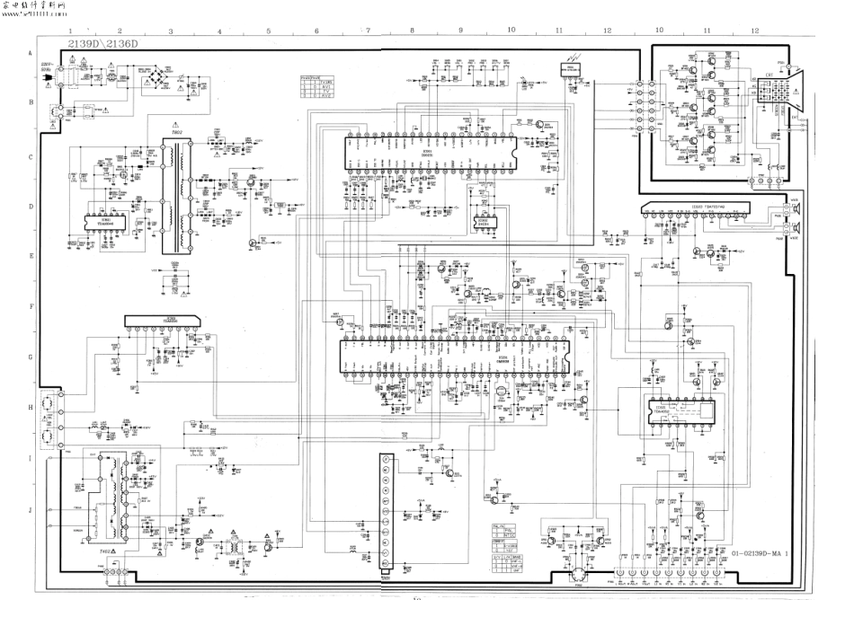 TCL 2115D彩电原理图_TCL王牌2115D.pdf_第1页