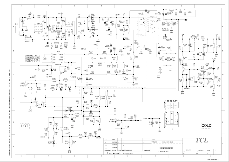 TCL 81-EL391C7-PL200AA电源板电路原理图.pdf_第1页