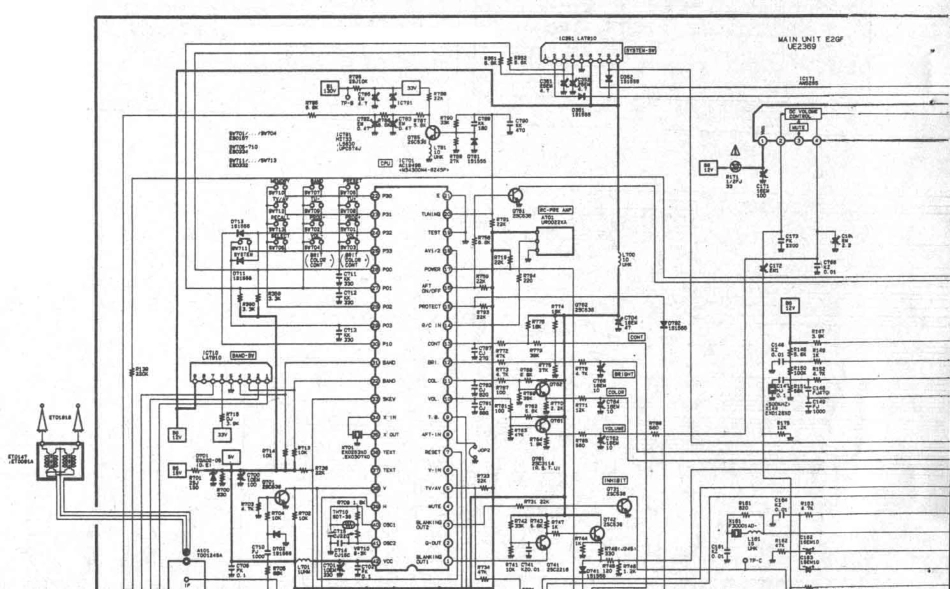 三洋UE2369彩电原理图_三洋UE2369电视机图纸.pdf_第1页