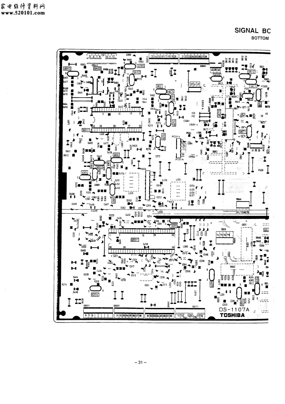 东芝28W8DB彩电（C7SS机芯）电路原理图_东芝28W8DB（C7SS机芯）图纸.pdf_第1页