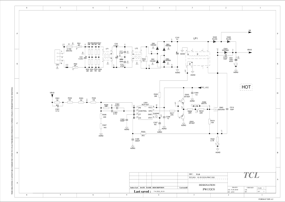 TCL 40-P152C0-PWD1XG PW152C0电源板电路图.pdf_第1页