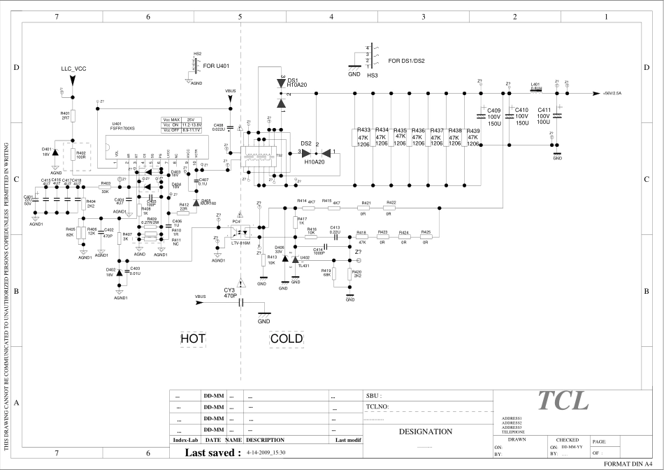 TCL 40-E461CD电源板电路原理图.pdf_第2页