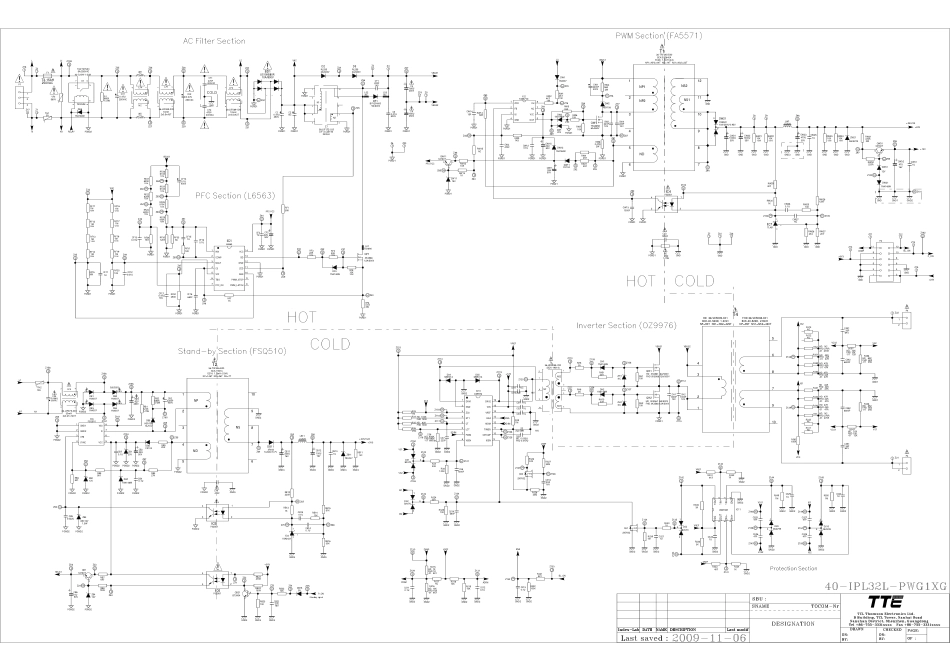 TCL 40-E371C6-PWG1XG电源板电路图.pdf_第1页