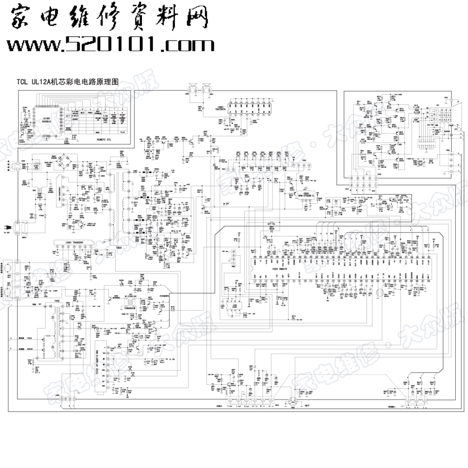 TCL 21H61彩电（UL12A机芯）原理图_TCL-21H61原理图UL12A.pdf .pdf_第1页