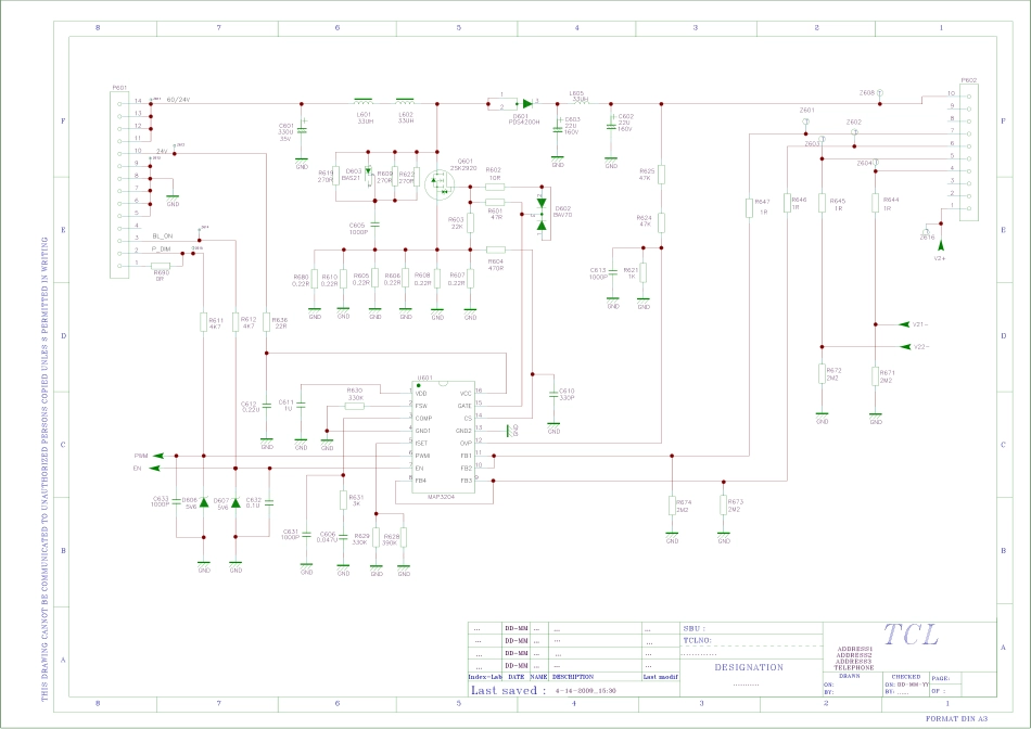 TCL 08-RT421C0-DR200AA(DRT4210)电源板电路图.pdf_第1页