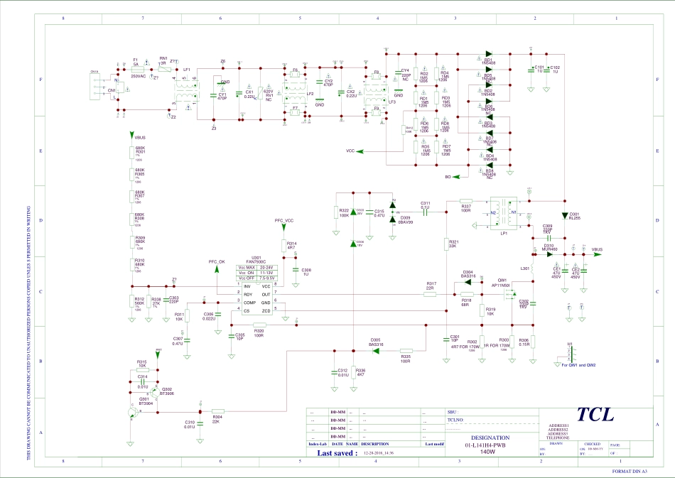 TCL 08-L14THA2-PW220AA电源板电路原理图.pdf_第1页