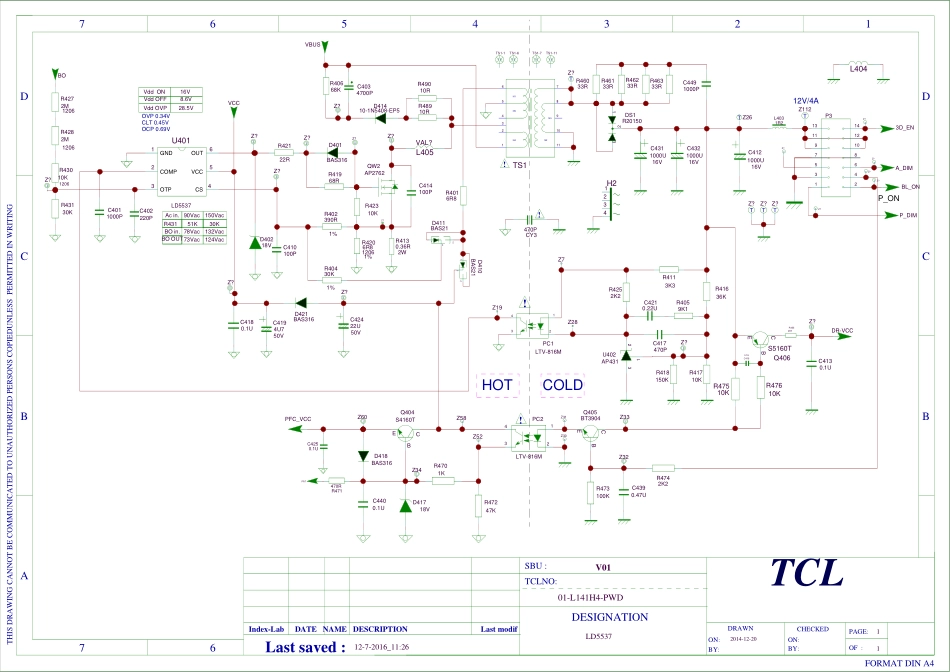 TCL 08-L14THA2-PW220AA电源板电路原理图.pdf_第2页