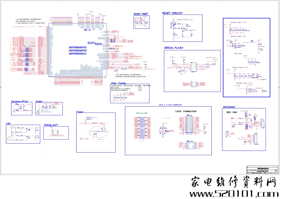 TCL 6M182 MSJ8分体板电路原理图_6M182 MSJ8分体板.pdf_第2页