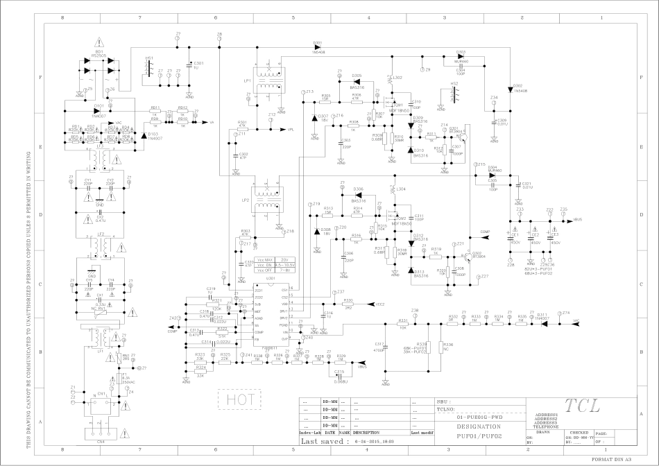 TCL 01-PUE01G-PWD电源板电路原理图.pdf_第1页