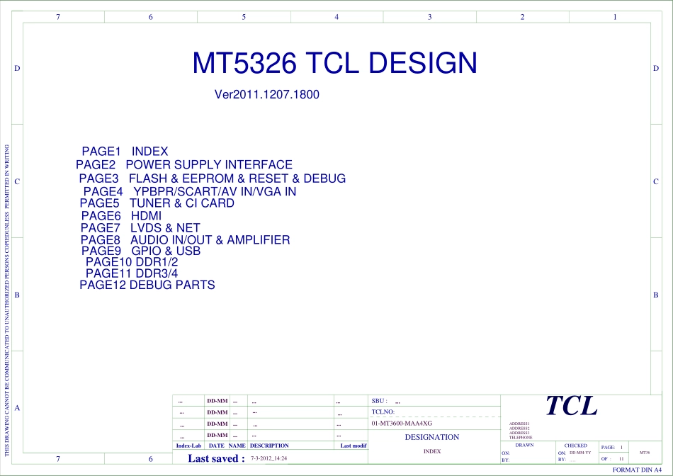 TCL 01-MT36KL-MAB4HG数字板（MT5326方案）电路原理图_01-MT36KL-MAB4HG.pdf_第1页