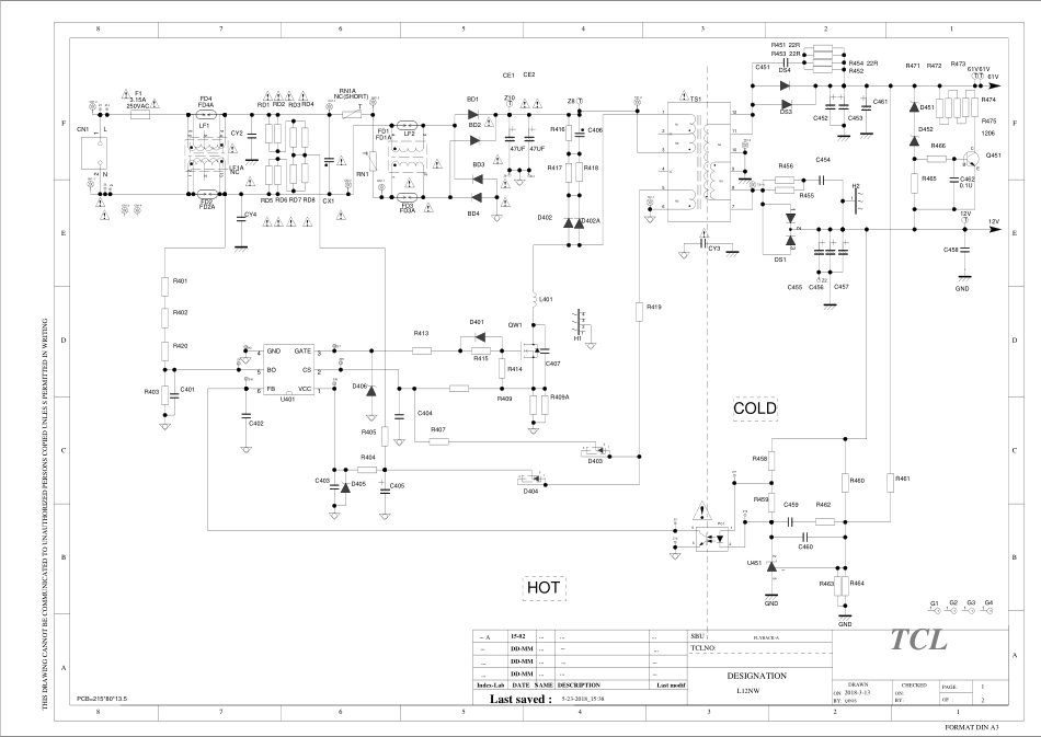 TCL 01-L12NW4-PWC电源板电路原理图.pdf_第1页