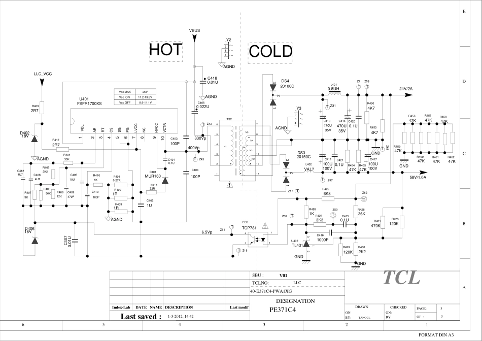 TCL 01-E371C4-PWH电源板电路图.pdf_第2页