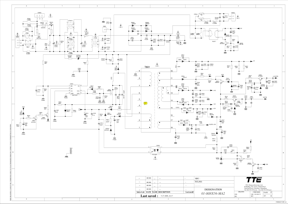 TCL  NX56机芯（TDA11135P NCP1337 STV8172 TDA2666）电路图.pdf_第2页