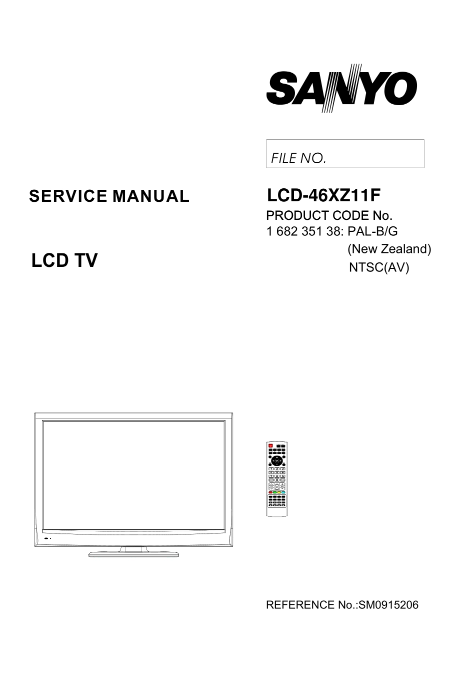 三洋LCD-46XZ11F液晶电视电路图.pdf_第1页