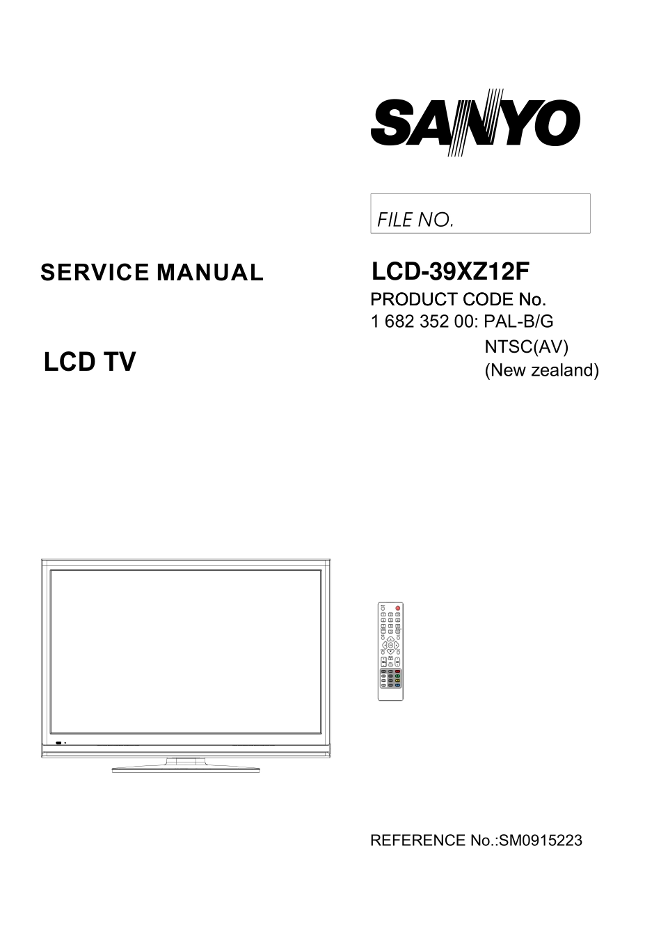 三洋LCD-39XZ12F液晶电视电路原理图.pdf_第1页