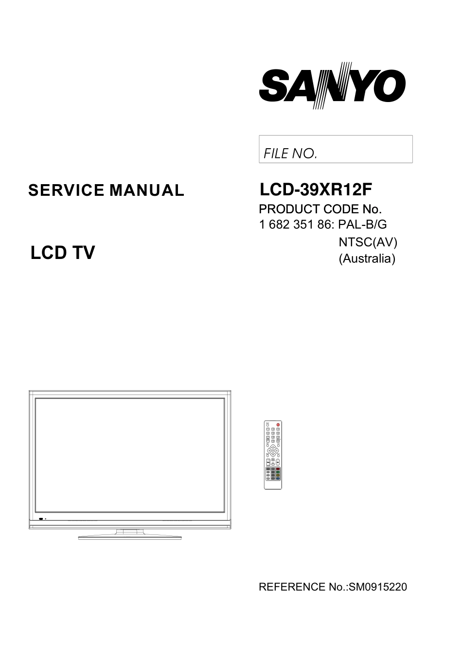 三洋LCD-39XR12F液晶电视电路图.pdf_第1页