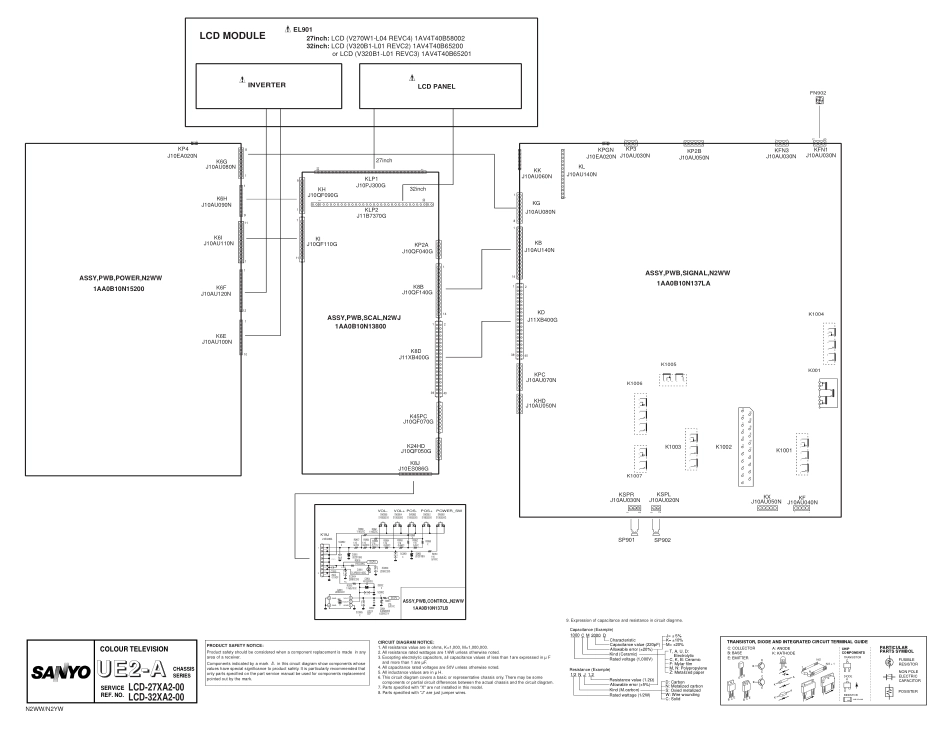 三洋LCD-27XA2液晶电视电路图.pdf_第1页