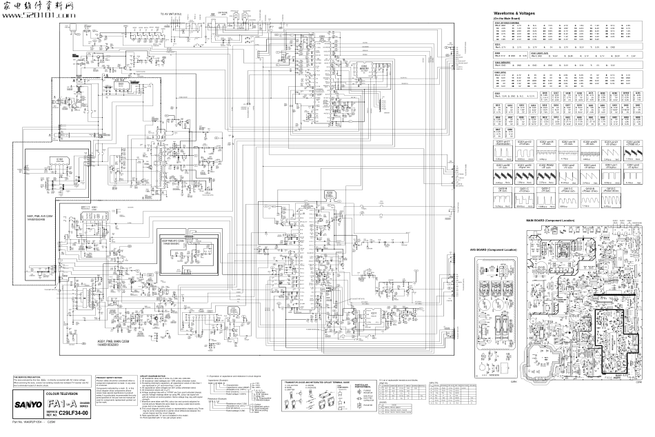 三洋FA1-A机芯线路原理图_三洋FA1-A机芯.pdf_第1页