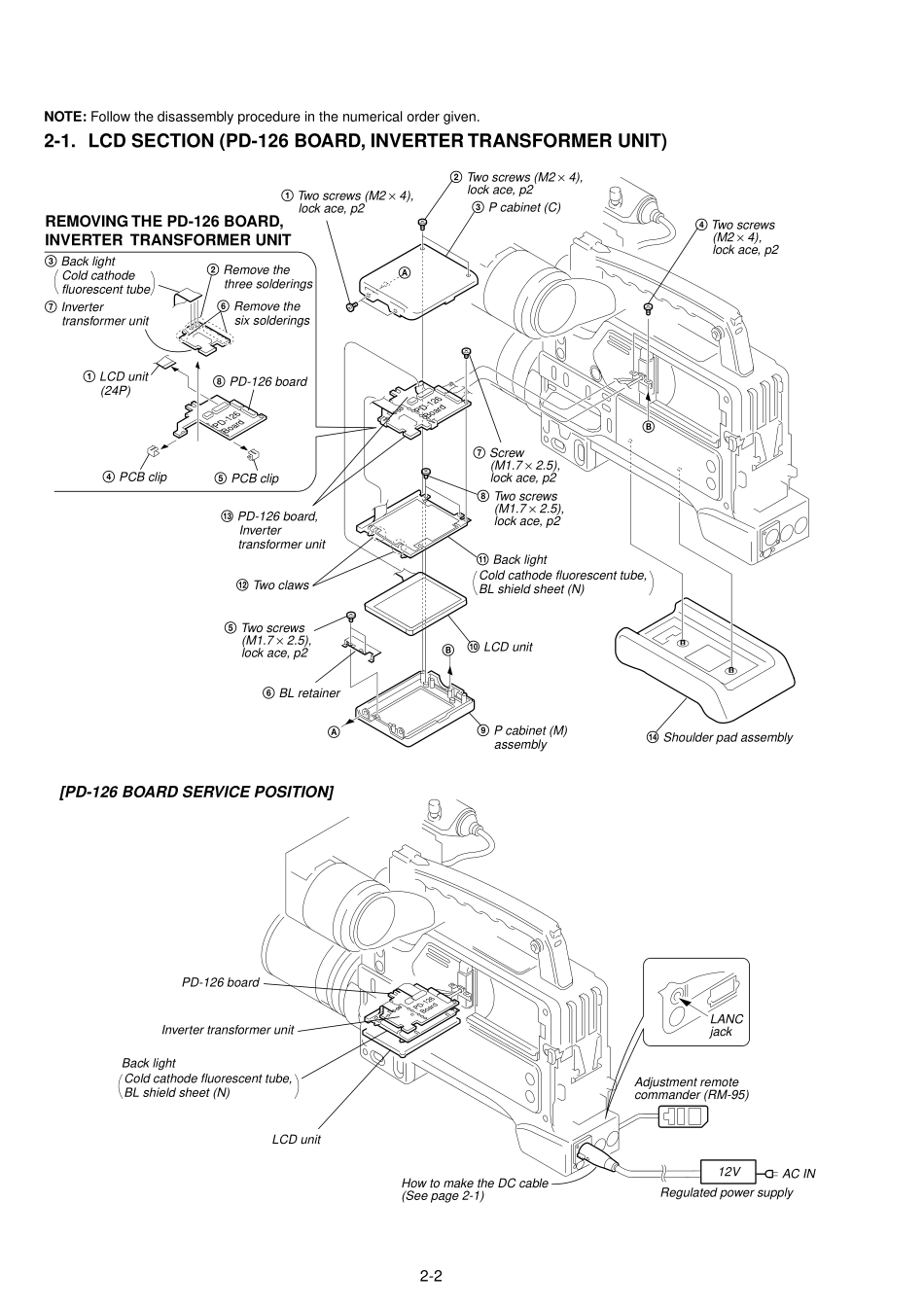 SONY索尼DSR-250摄像机电路原理图_Sony_DSR-250.pdf_第2页