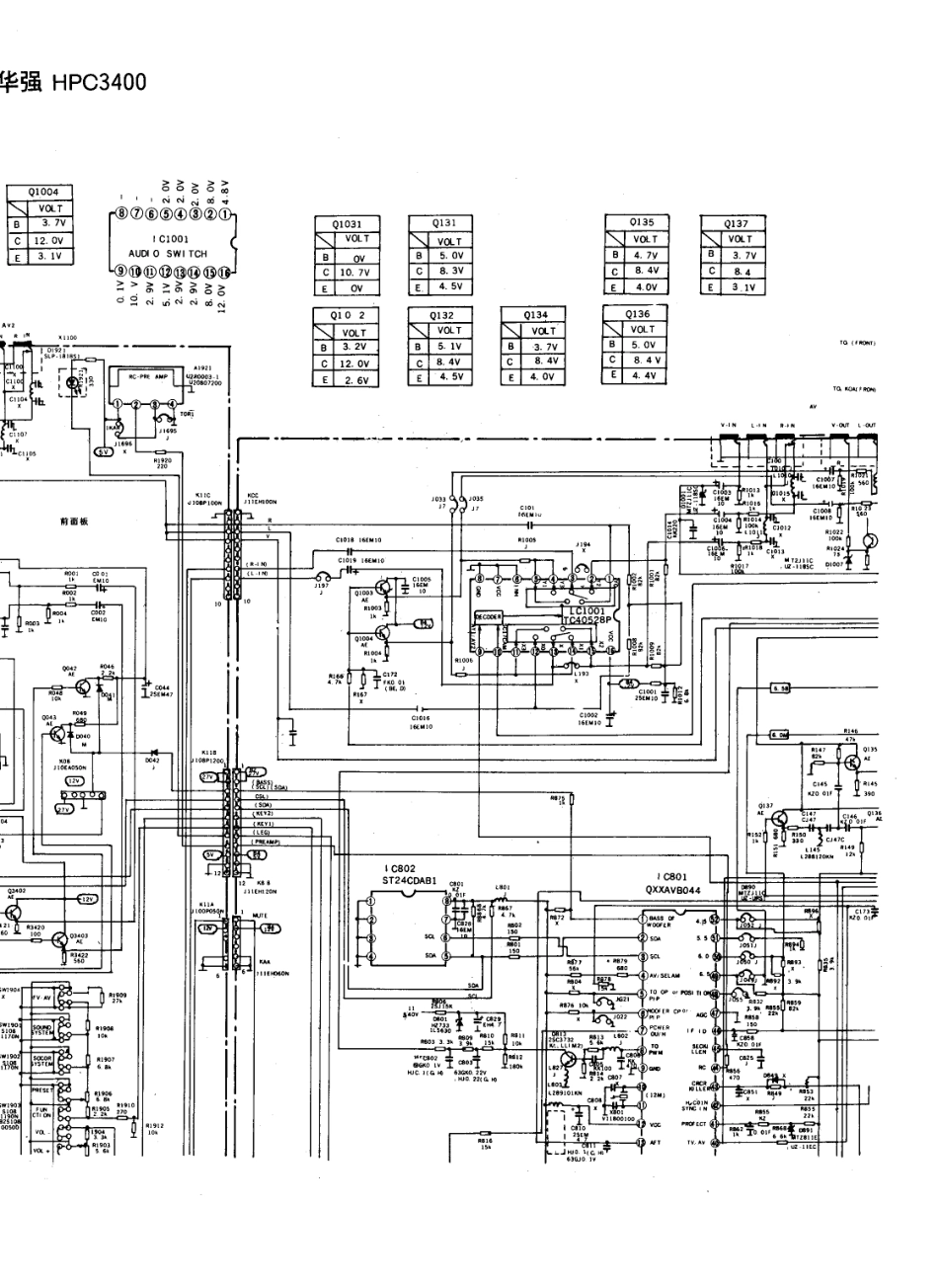 华强HPC3400电视机电路原理图_华强  HPC3400(02).pdf_第1页