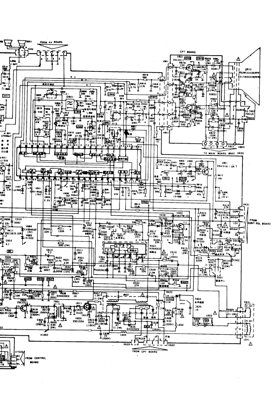 虹美C47252-4电视机电路原理图_虹美  C5152-1(02).pdf_第1页