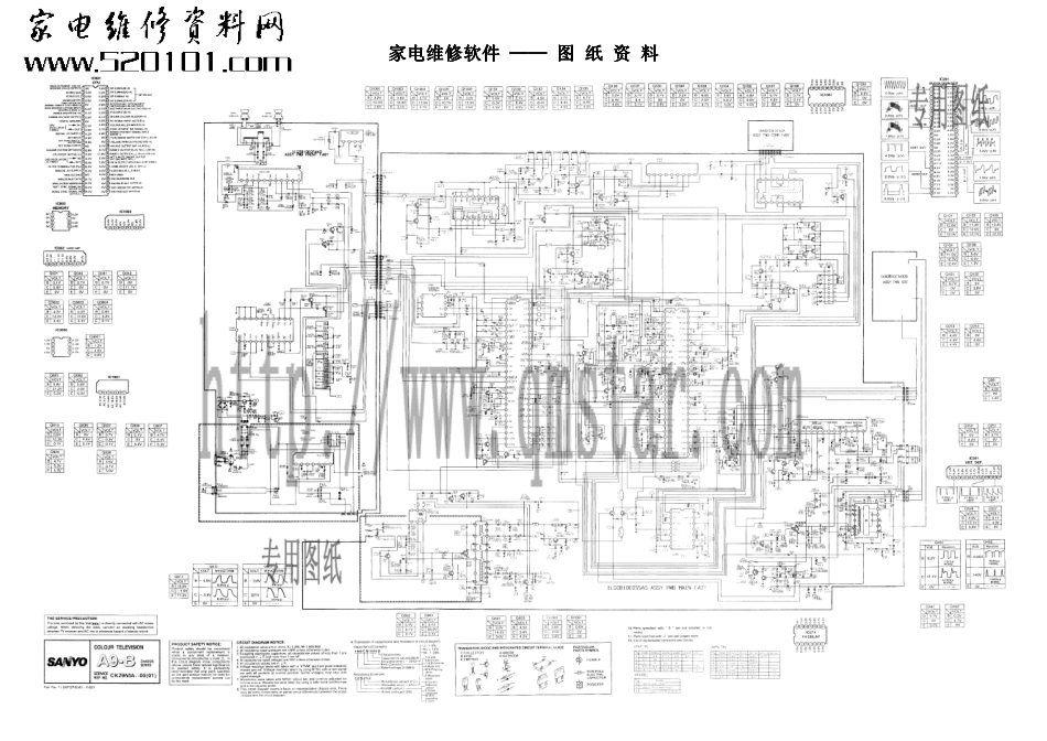 三洋CK29N1A彩电原理图_三洋_CK29N1A.pdf_第1页