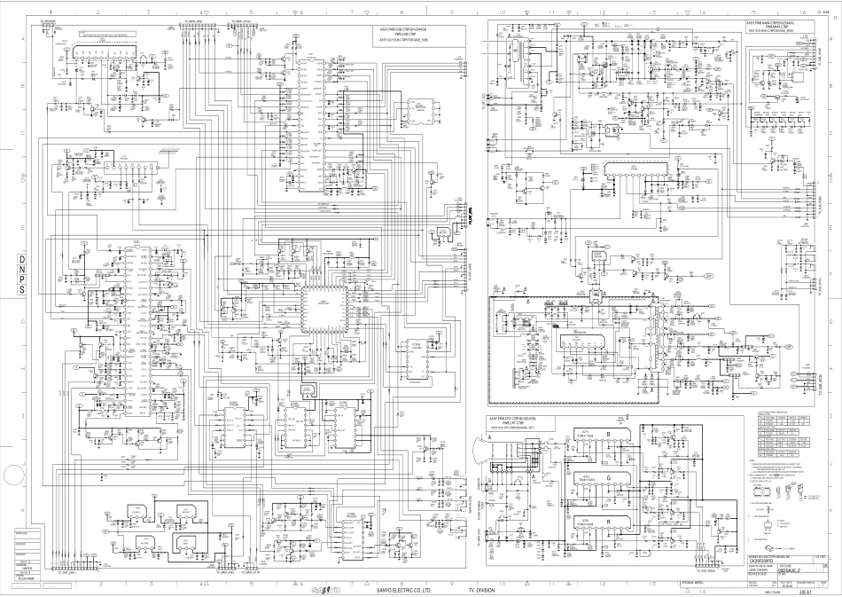 三洋CK29F200PD彩电原理图_三洋CK29F200PD.pdf_第1页