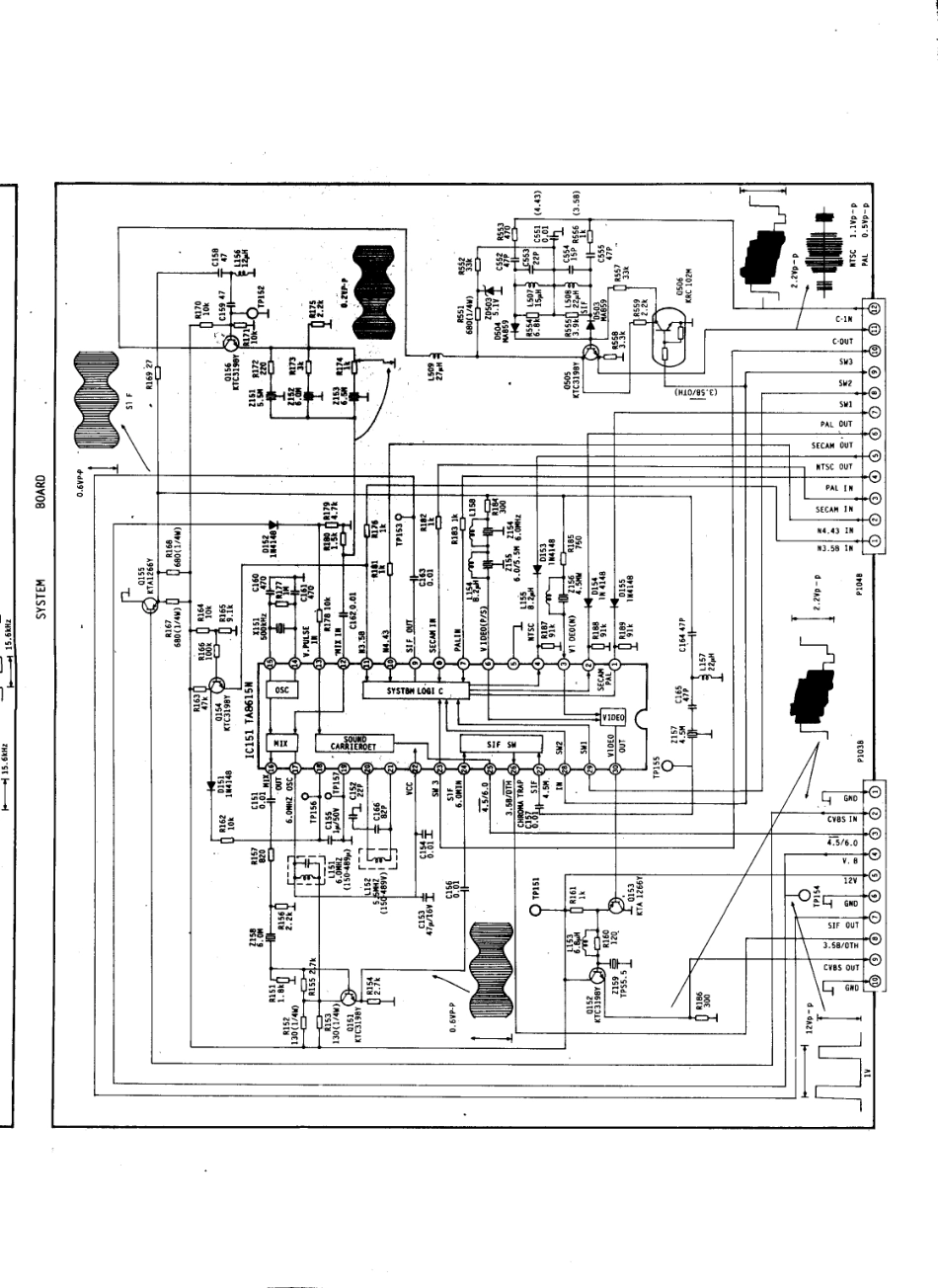 韩国MC-15A彩电电路原理图_韩国  MC-15A(02).pdf_第1页