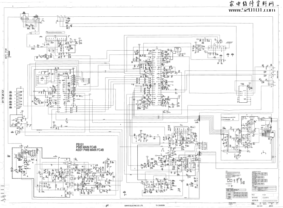 三洋CK29F100彩电原理图_三洋CK29F100.pdf_第1页