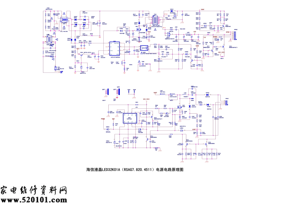 海信液晶电视RSAG7.820.4511电源板电路图.pdf_第1页