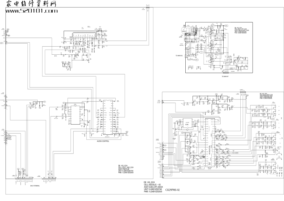 三洋CK29F98S彩电原理图_CK29F98S-02.PDF_第1页