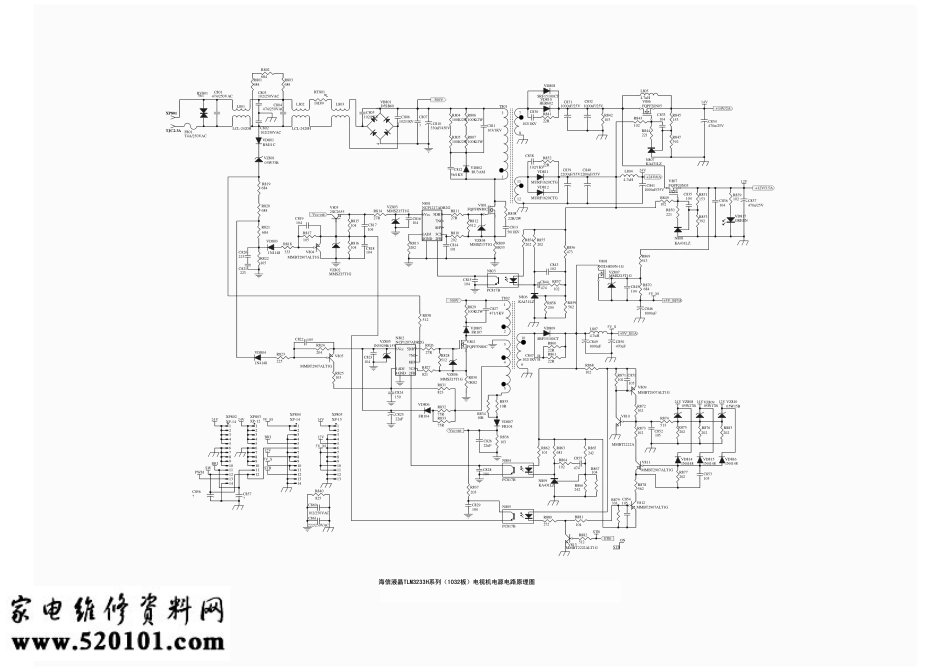 海信液晶电视820.1032 HLP-23B01电源板电路图.pdf_第1页