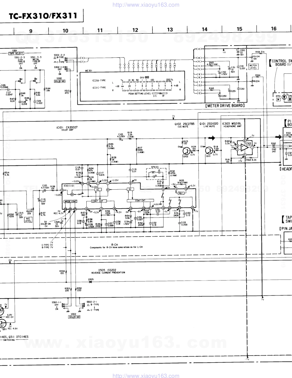 索尼SONY TC-FX310电路图.pdf_第2页