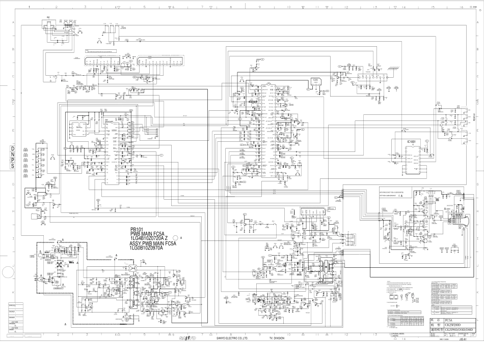 三洋CK29F90D彩电电路原理图_CK25F200D图纸.pdf_第1页