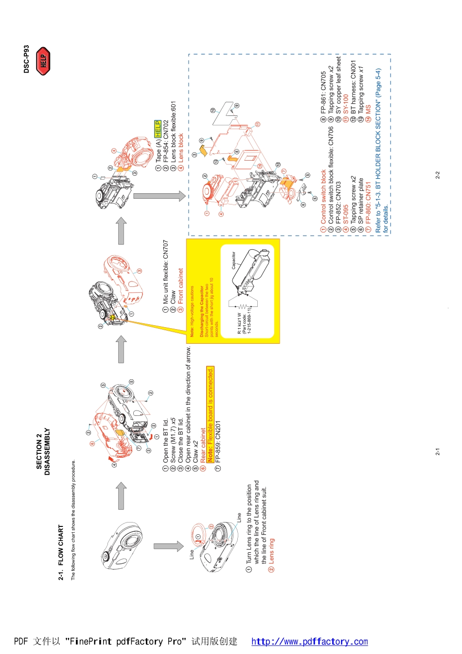 索尼DSC-P93数码相机维修手册_SONY_DSC-P93.pdf_第1页