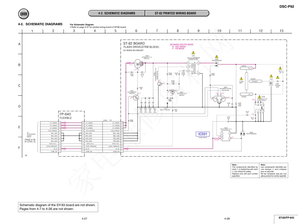 索尼DSC-P92数码相机电路图.pdf_第1页