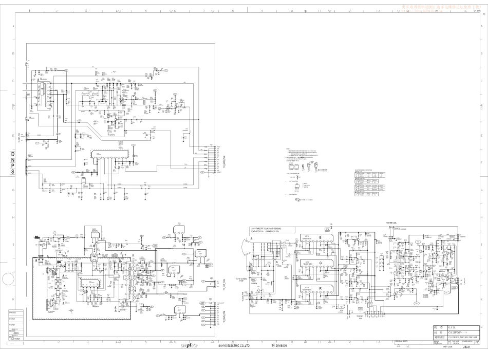 三洋CK29F66P彩电原理图_三洋CK29F66P.pdf_第1页