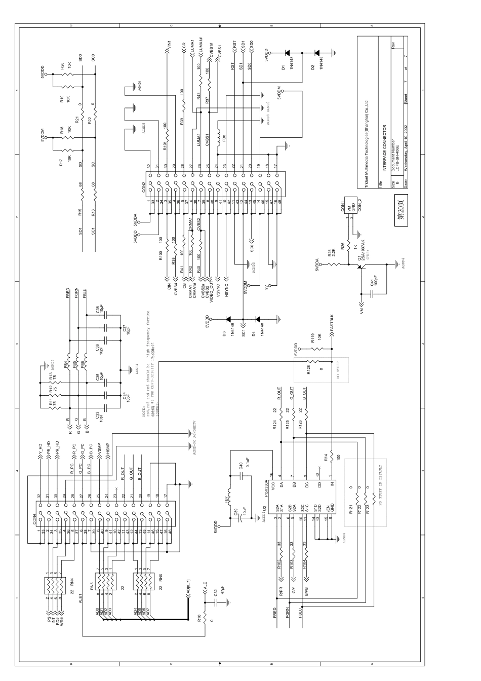 海信背投HDT4366G HDT5066G HDT4311G HDT4311H图纸_第20页.pdf_第1页